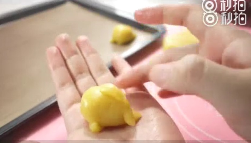 超级萌的懒蛋蛋饼干!（转自新浪）的做法图解9