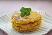 粗粮小零食——玉米面鸡蛋小饼的做法