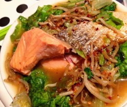 三文鱼的新吃法-鲜汁蔬烩鲑鱼君的做法