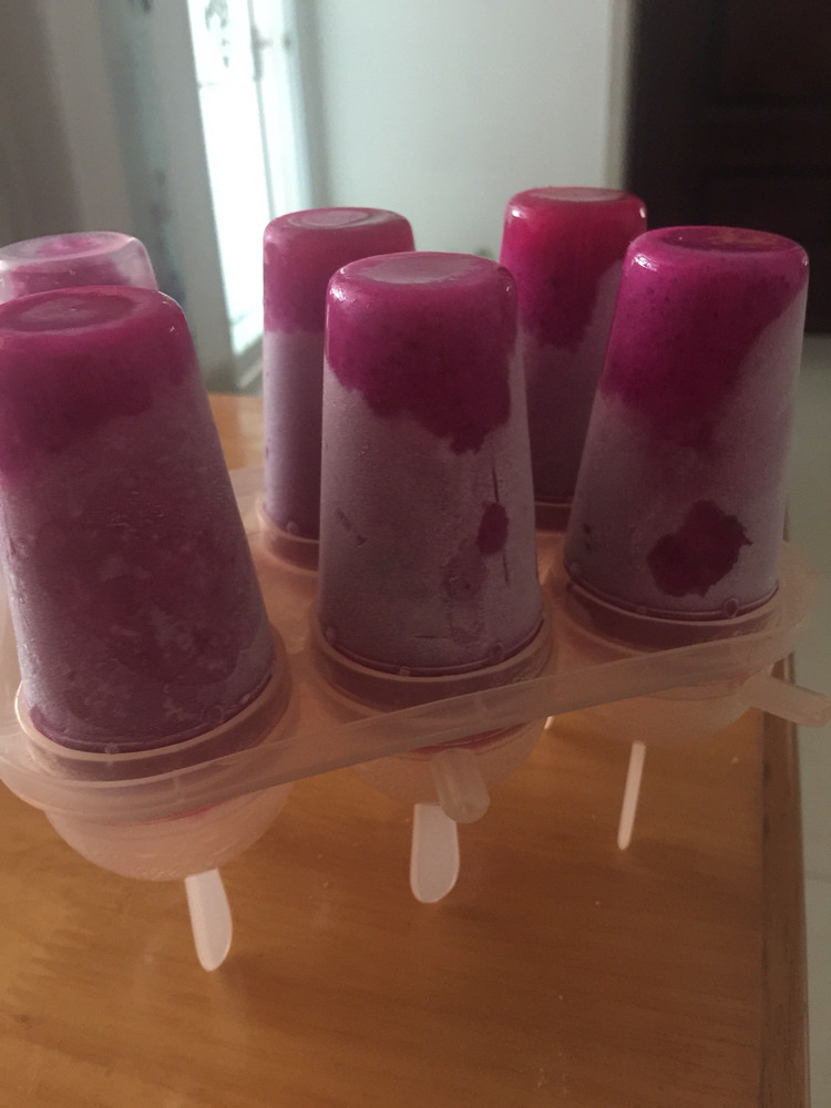 火龙果酸奶冰棍儿的做法