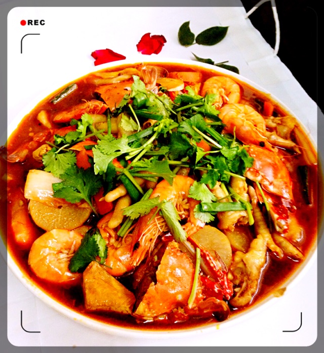 【家常虾蟹煲】