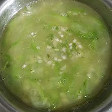 清炒八棱瓜 汤