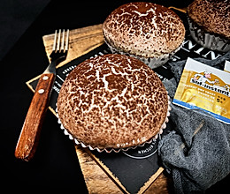 蘑菇云巧克力面包#自由创意面包#的做法