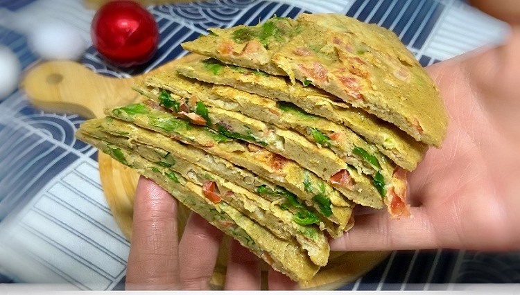 稳稳的幸福【芹菜叶高粱饼】的做法