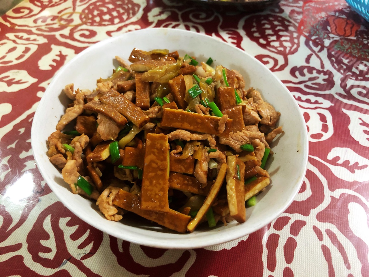 快手下飯菜榨菜香乾炒肉絲