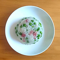属于春天的特色美食【火腿豌豆焖饭】的做法图解7