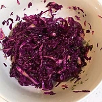 凉拌紫高丽菜的做法图解5