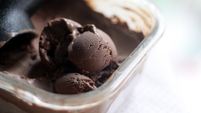 没有冰淇淋的夏天是不完整的夏天----巧克力冰淇淋