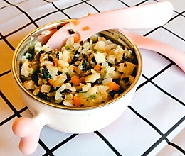 时蔬鳕鱼拌饭「小鹿优鲜」宝宝辅食的做法