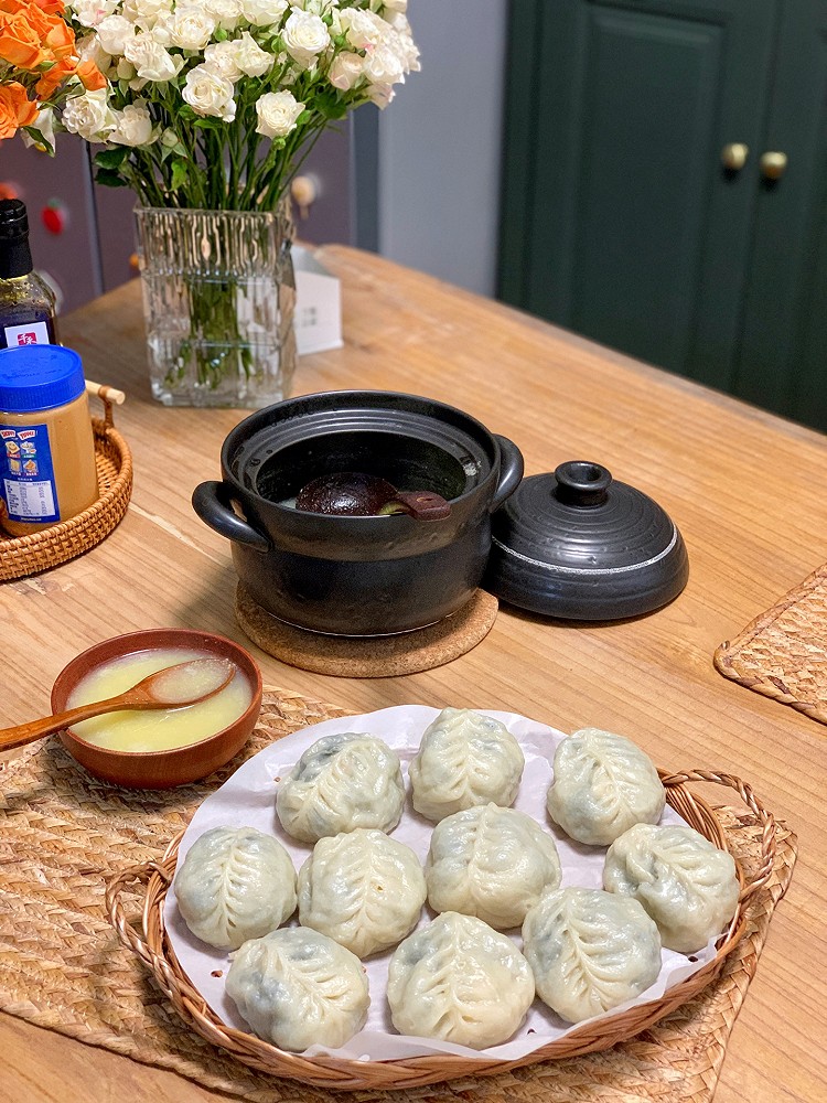 裙带菜烫面包子的做法