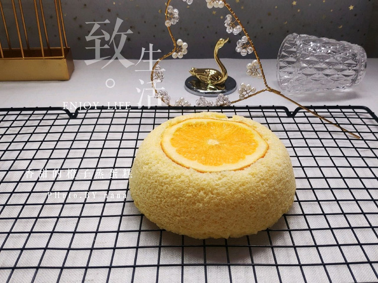 橙子蒸蛋糕的做法
