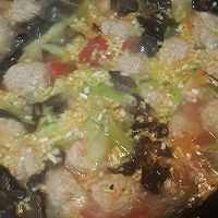 素三鲜肉丸汤的做法图解6