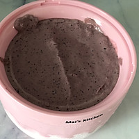 #麦子厨房#冰激凌机制作蓝莓酸奶冰激凌的做法图解8