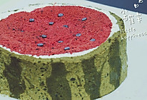 【西瓜蛋糕】高颜值的戚风蛋糕的做法