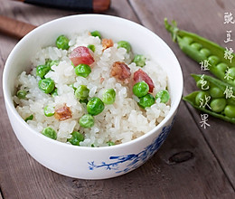 午餐--豌豆糯米饭的做法
