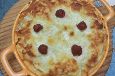家庭版水果披萨