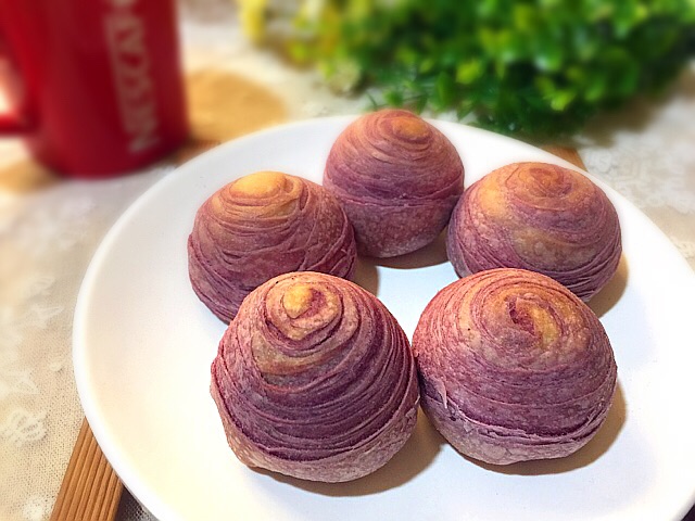紫薯酥（玉米油版）的做法