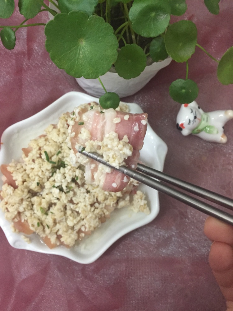 酒糟蒸咸肉#方太一代蒸菜#的做法图解9