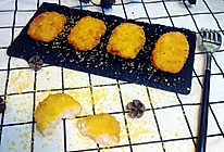 黄金马蹄鲜虾饼的做法