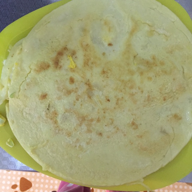 老干妈煎饼果子加五谷豆浆的做法图解9