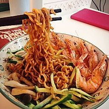 辛拉面之鲜虾拌面