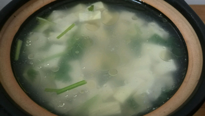 豆腐香菜汤