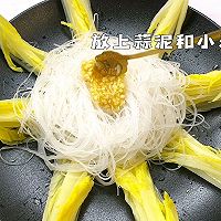 #让每餐蔬菜都营养美味#不放一滴油的蒜蓉粉丝娃娃菜 减脂解腻的做法图解8