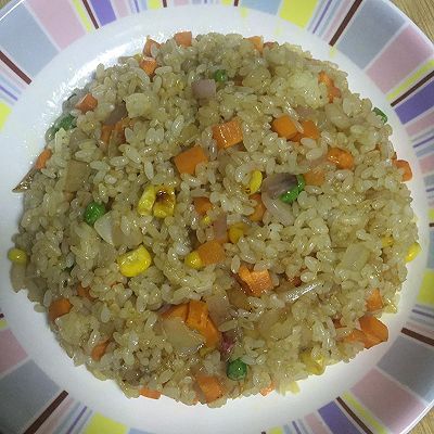 什锦炒饭   三分钟解决剩饭问题