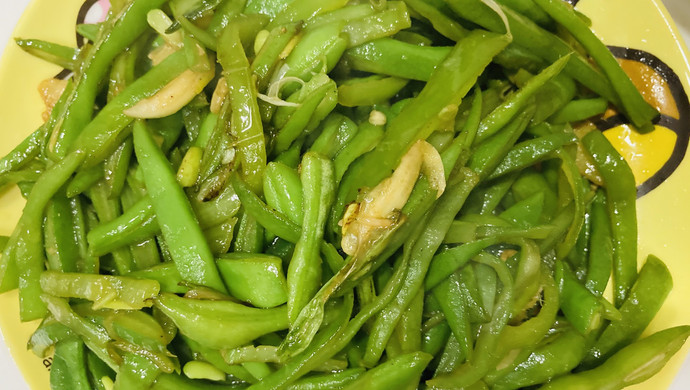 清炒扁豆丝