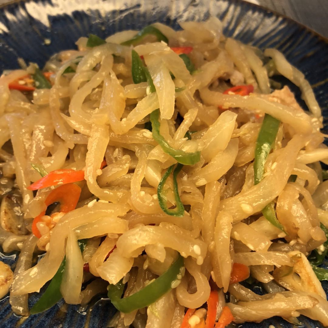 Stir fried radish