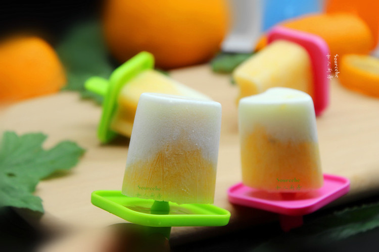 香橙酸奶冰棍的做法