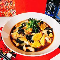 #一蔬一饭皆告白#健康表白玉米笋菇合菜的做法图解1