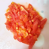 10个月以上辅食-茄汁鸡肉花边面的做法图解7
