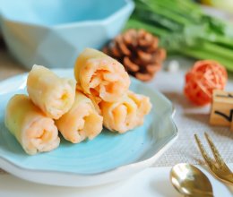 莴笋虾肉卷~宝宝辅食的做法