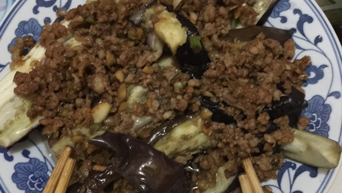 肉末蒸茄子