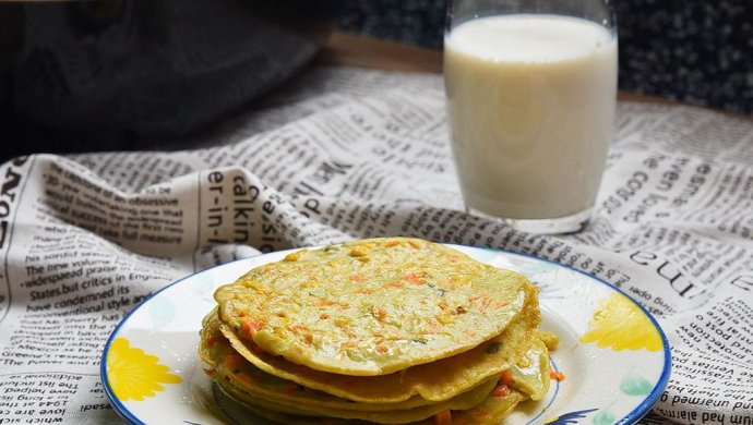 胡萝卜玉米煎饼