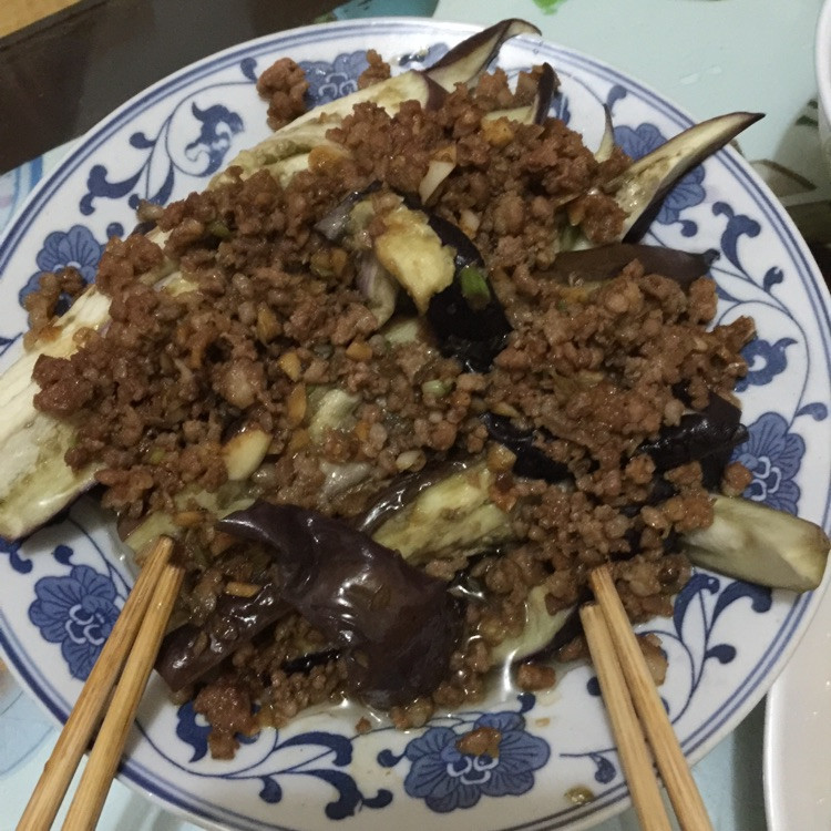 肉末蒸茄子的做法