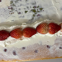 斑斓圣诞树草莓淡奶油蛋糕卷的做法图解21
