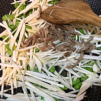 毛豆茭白肉丝的做法图解7