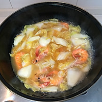 白菜炖虾的做法图解8
