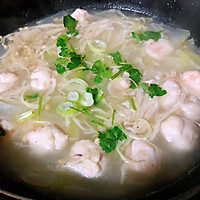 #刘畊宏女孩减脂饮食#虾滑冬瓜针菇汤的做法图解7