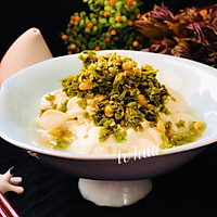 #餐桌上的春日限定#凉拌香椿松子豆腐 净素食的做法图解13