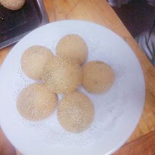 豆沙麻团