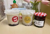 kaka的饮料时间——蓝莓酱芋圆奶茶的做法