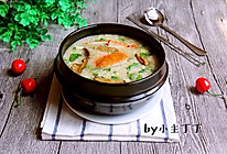 海鲜香菇青菜粥的做法