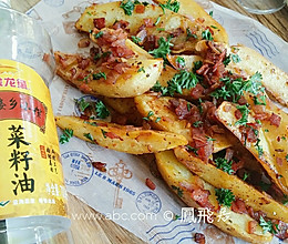 培根法香薯角#金龙鱼外婆乡小榨菜籽油 最强家乡菜#的做法