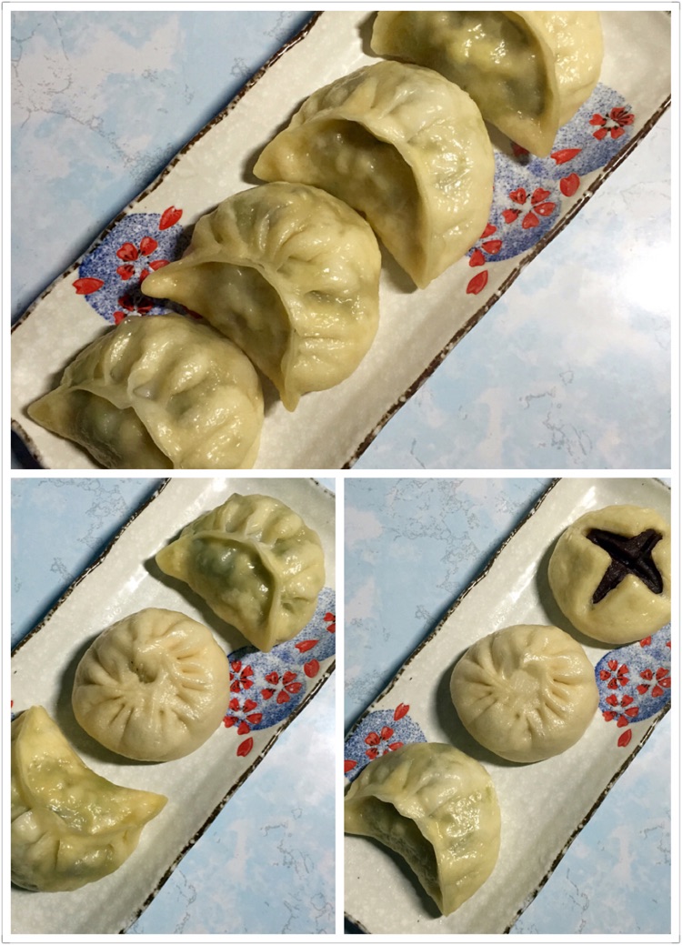 荠菜香菇豆腐包/豆沙包的做法图解4