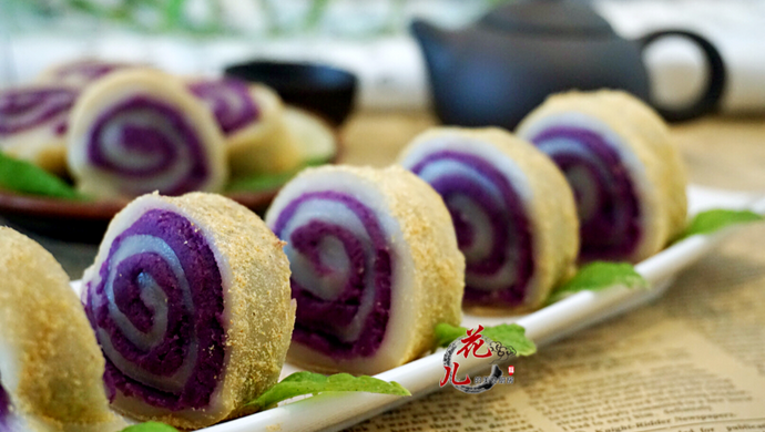 用“抗癌大王”做出的美食——紫薯水晶糕
