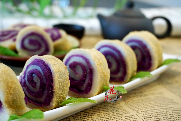 用“抗癌大王”做出的美食——紫薯水晶糕的做法