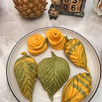 健康营养好看又好吃的菠菜南瓜树叶大馒头的做法图解19